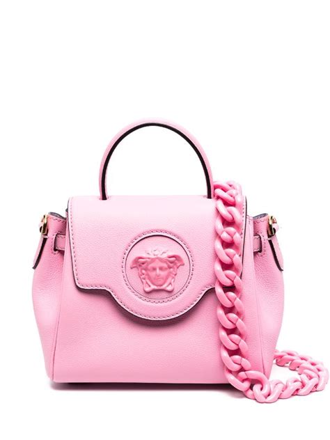 versace perfume bag pink and white|free Versace backpack with perfume.